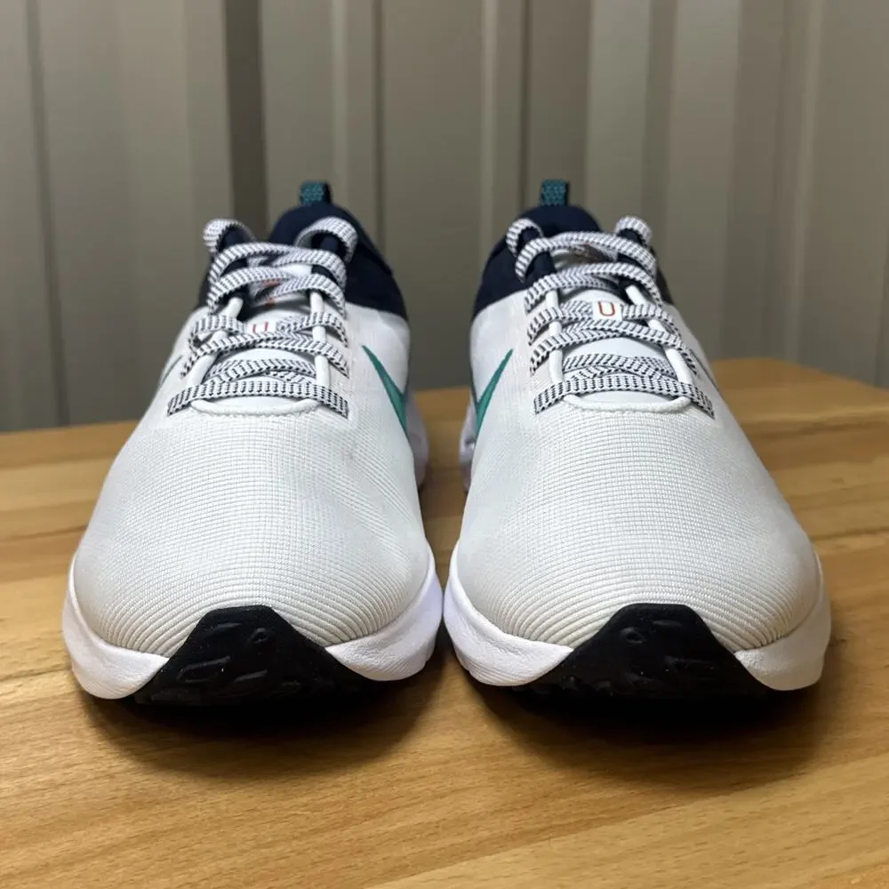 Nike Women's Downshifter 12 Running Shoes White Obsidian Jade Size 8.5 New
